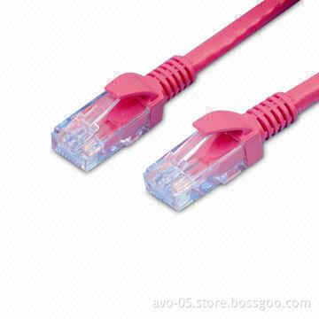 Cat5e UTP Patch Cables with RJ45 Male to RJ45 Male Connectors